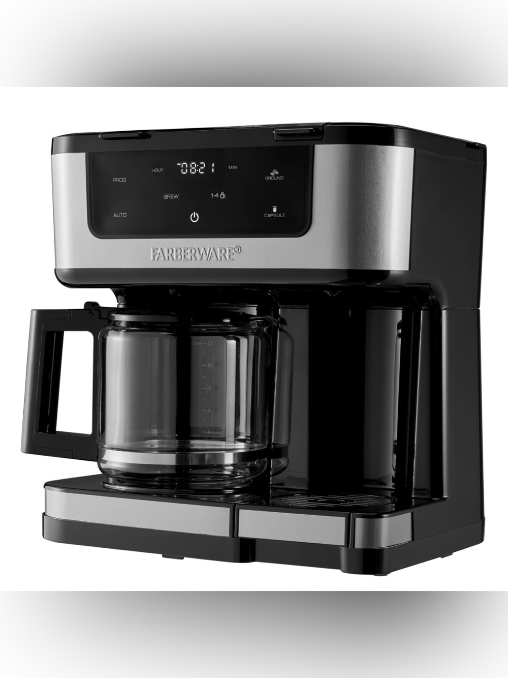 Farberware Side by Side Single Serve or 12 Cup Coffee Maker new no box